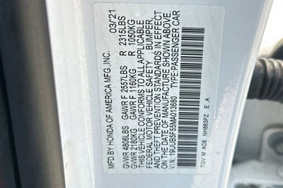 2021 Acura TLX A-Spec Package