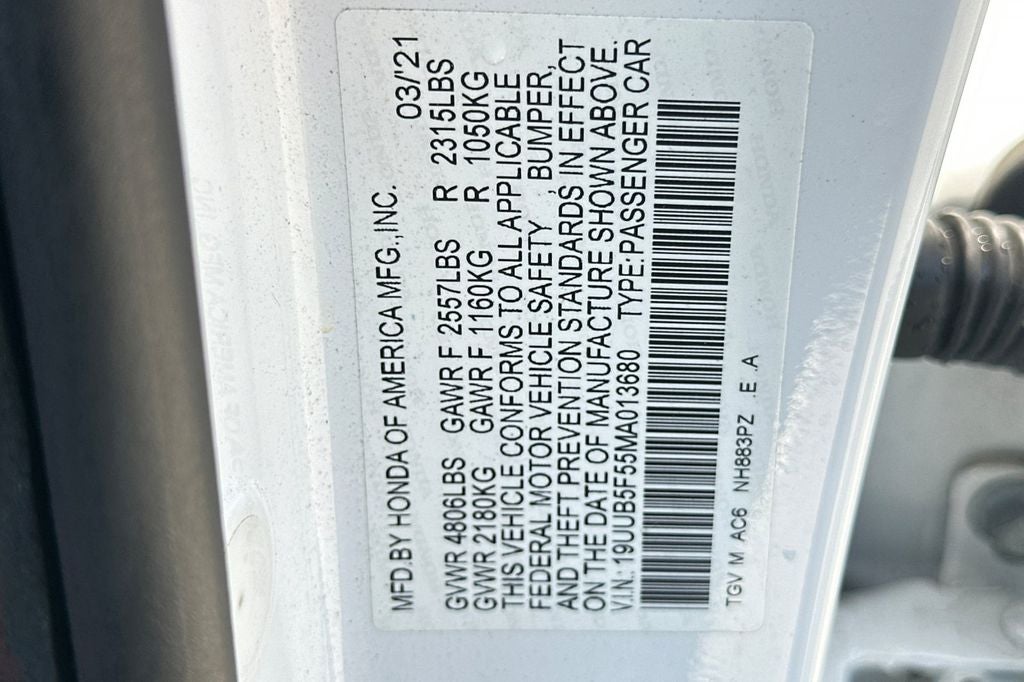 2021 Acura TLX A-Spec Package