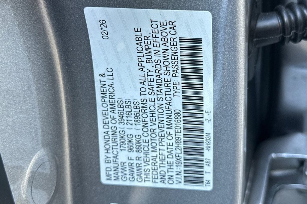 2026 Honda Civic Sport