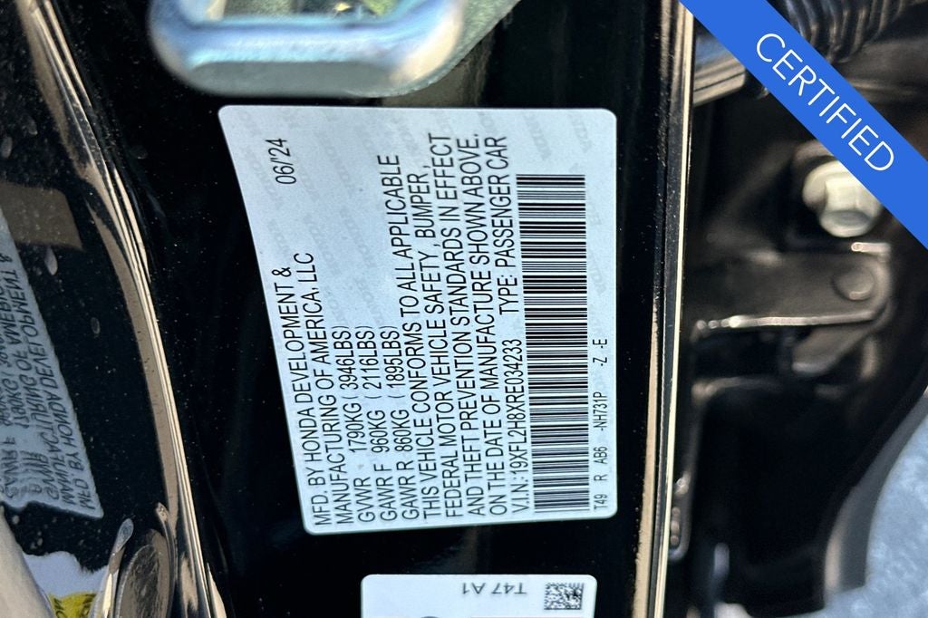 2024 Honda Civic Sport