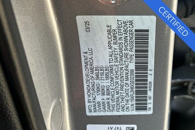 2025 Honda Civic Sport