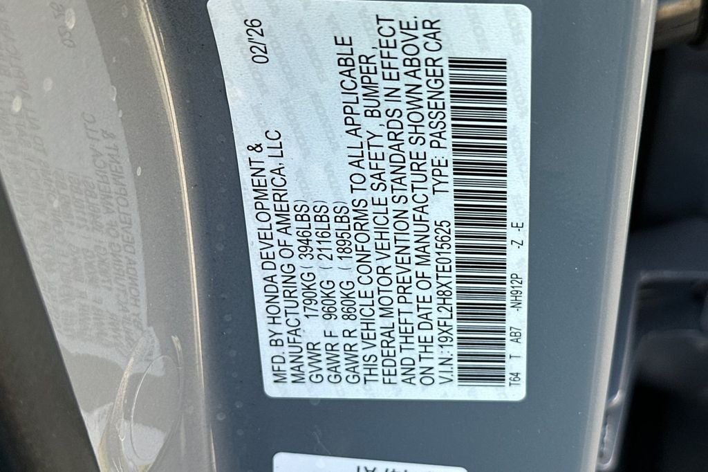 2026 Honda Civic Sport