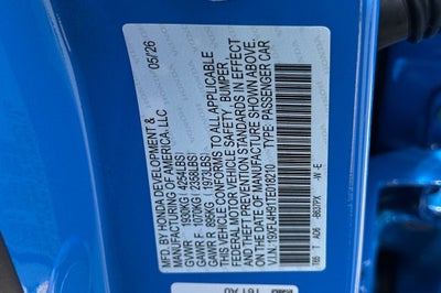 2026 Honda Civic Hybrid Sport Touring