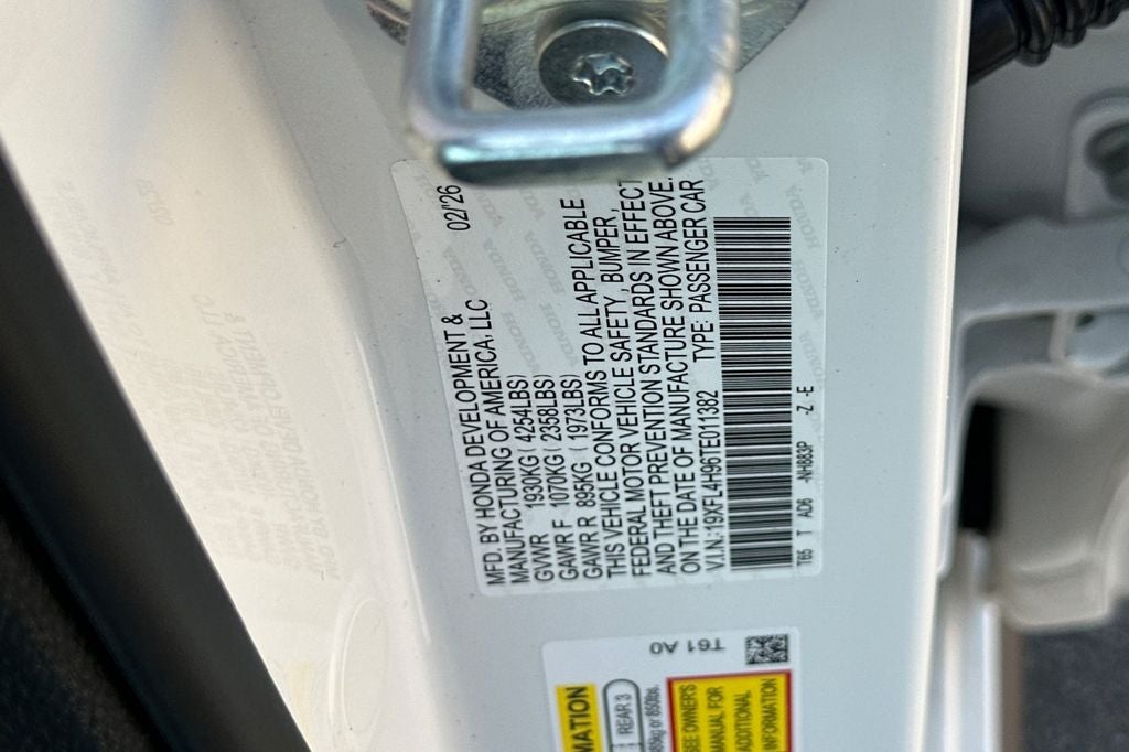 2026 Honda Civic Hybrid Sport Touring