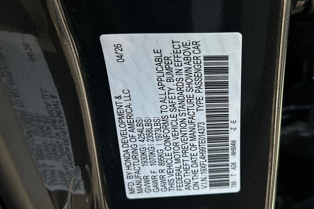 2026 Honda Civic Hybrid Sport Touring