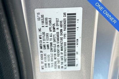 2015 Honda Accord LX-S