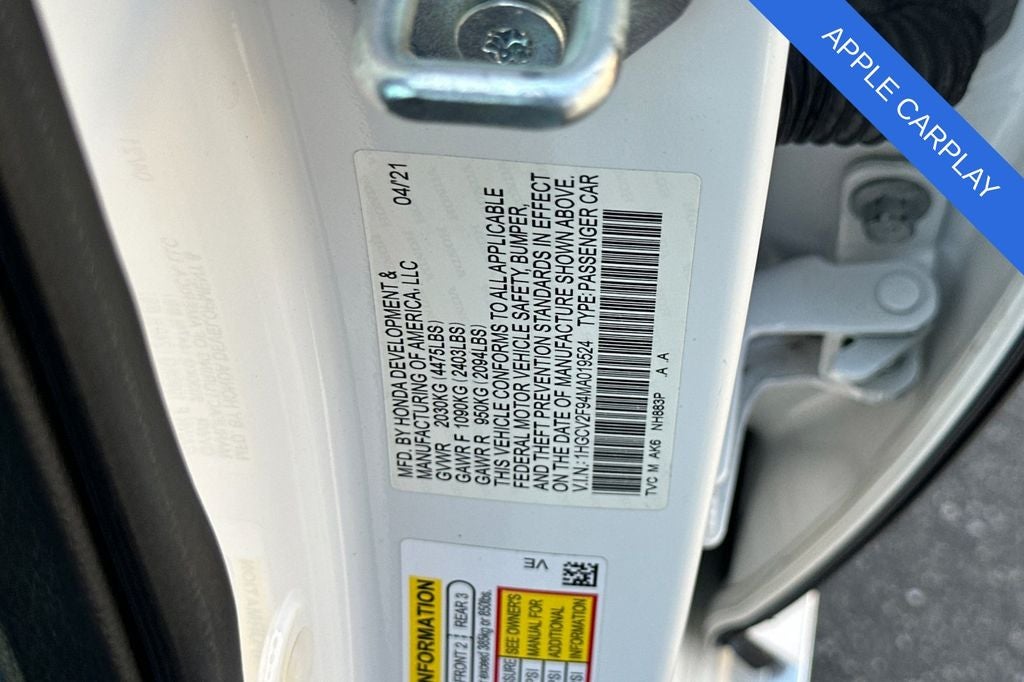 2021 Honda Accord Touring 2.0T