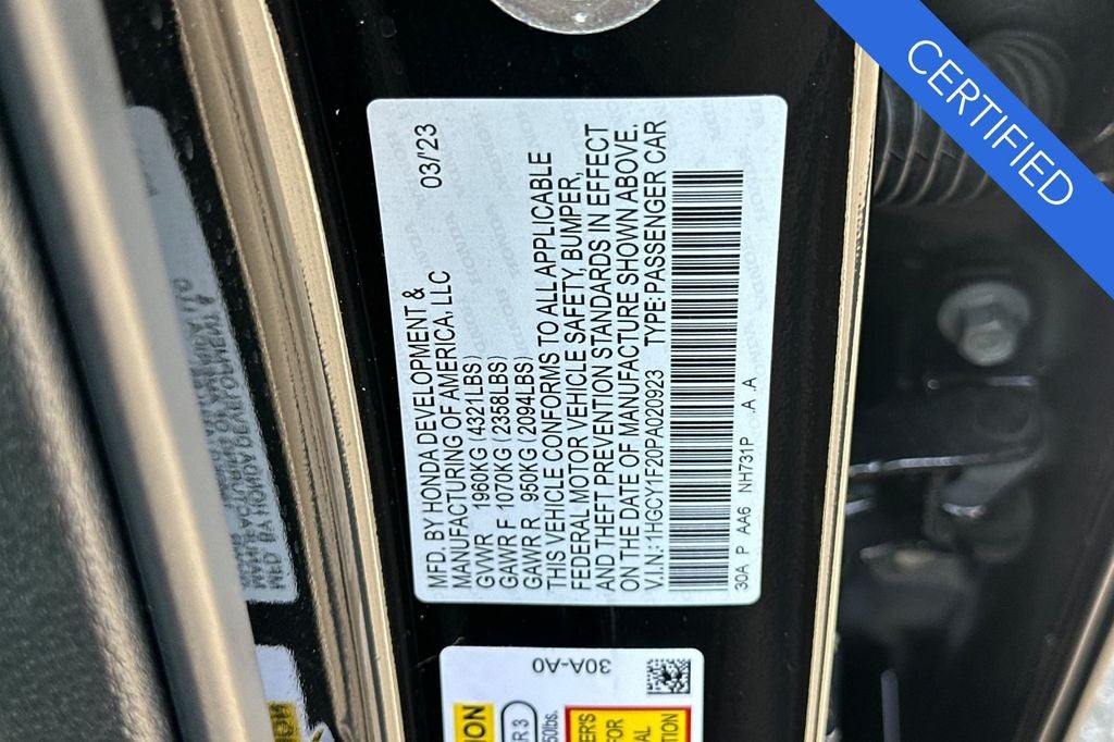 2023 Honda Accord LX