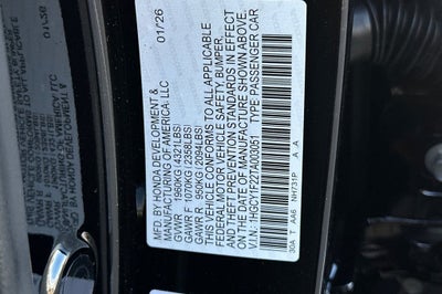 2026 Honda Accord LX