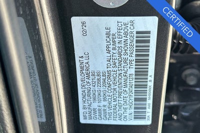 2026 Honda Accord LX