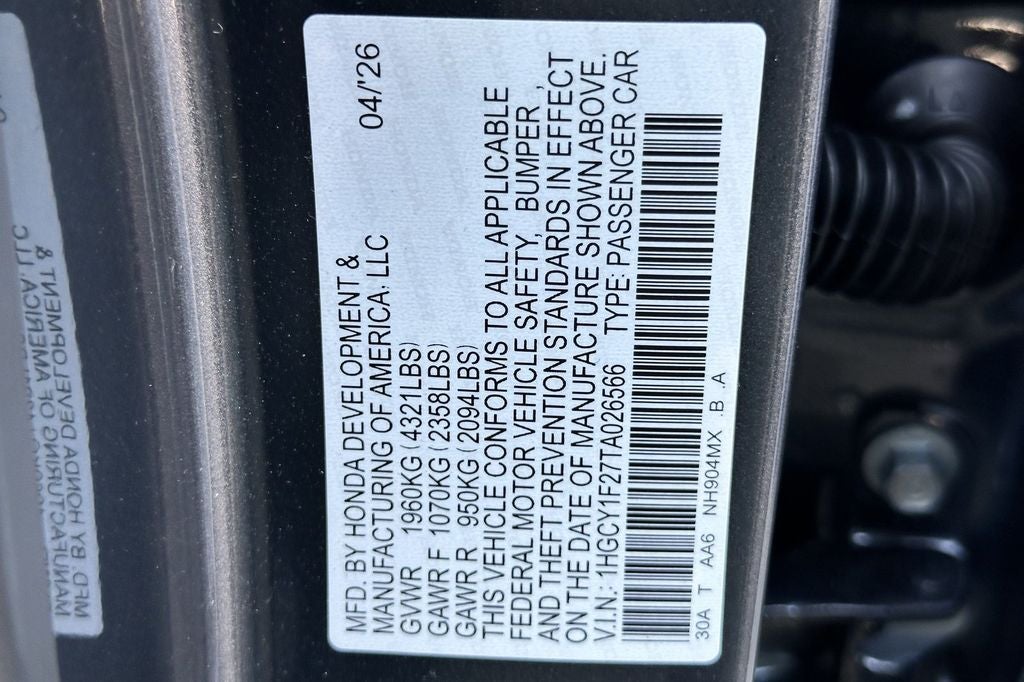 2026 Honda Accord LX