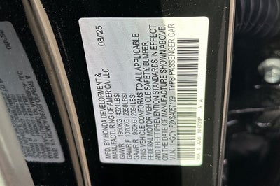 2025 Honda Accord LX