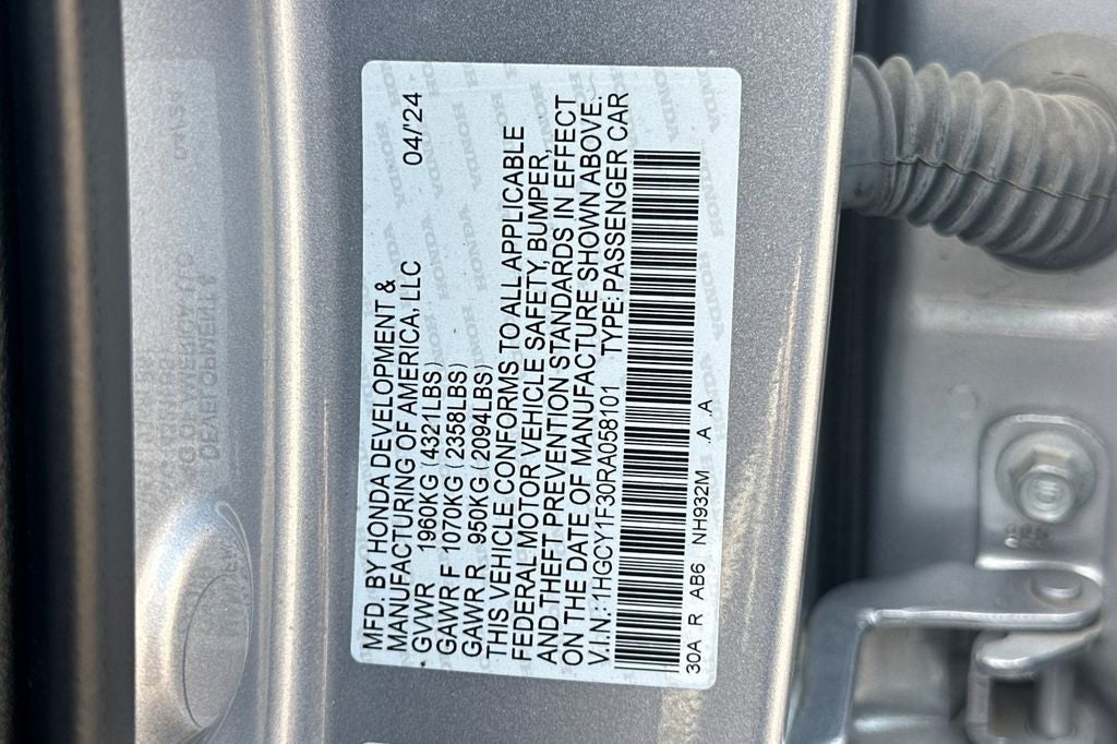 2024 Honda Accord EX