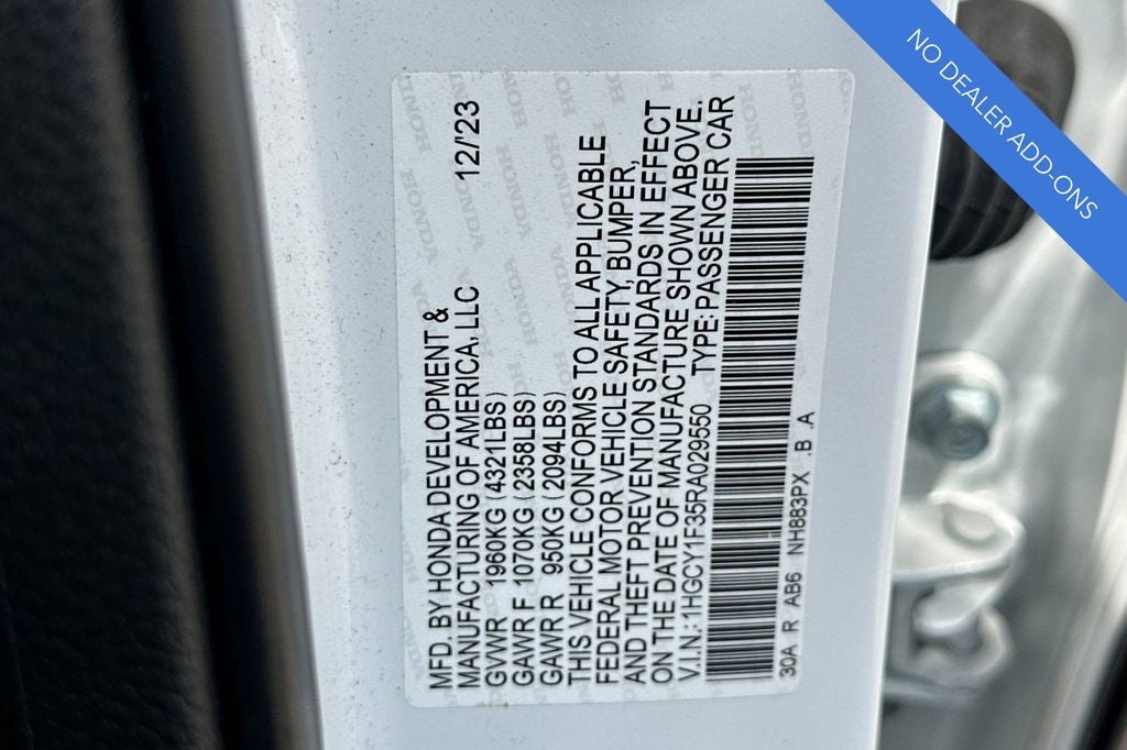 2024 Honda Accord EX