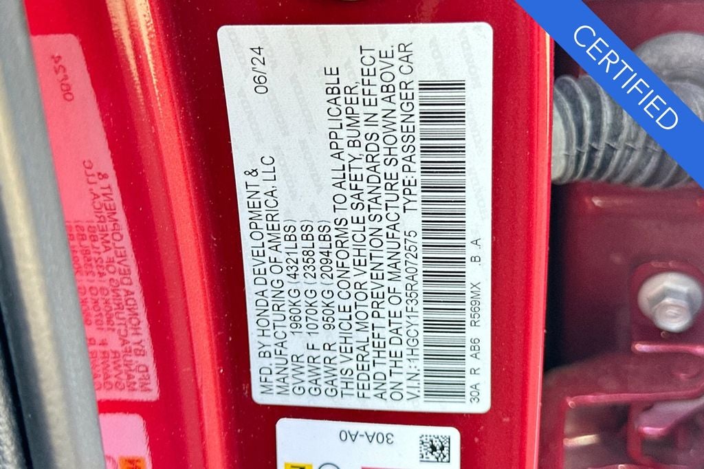 2024 Honda Accord EX