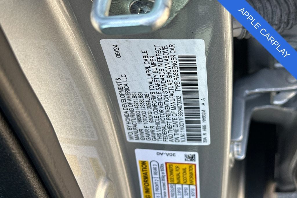2024 Honda Accord EX