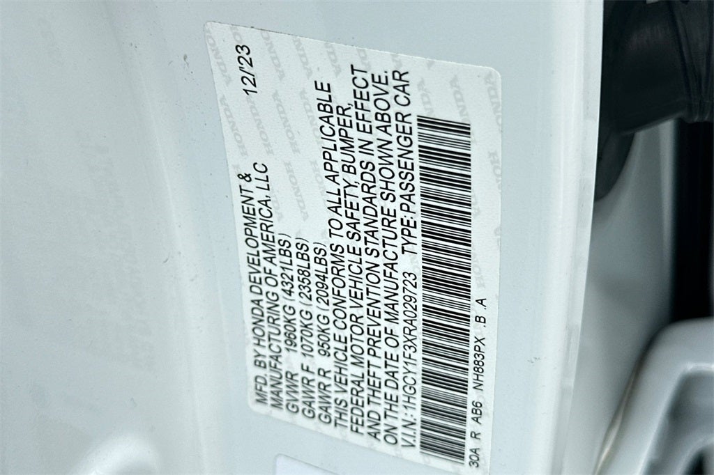 2024 Honda Accord EX