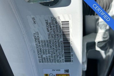 2025 Honda Accord SE