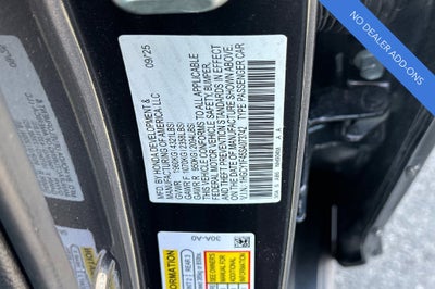 2025 Honda Accord SE