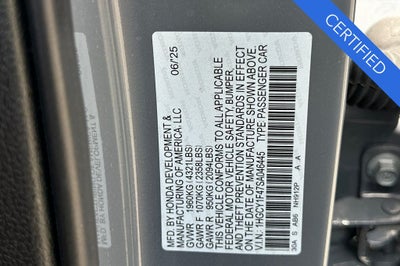 2025 Honda Accord SE