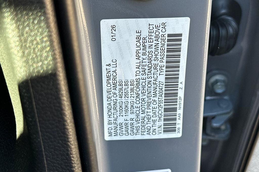 2026 Honda Accord Hybrid Sport