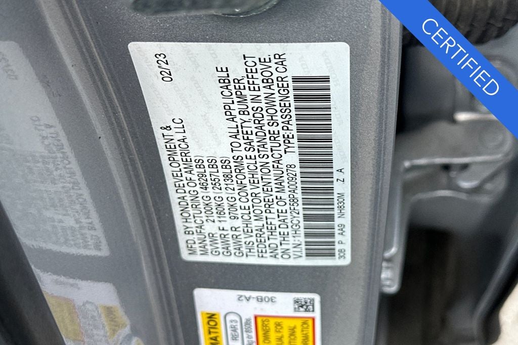 2023 Honda Accord Hybrid Sport