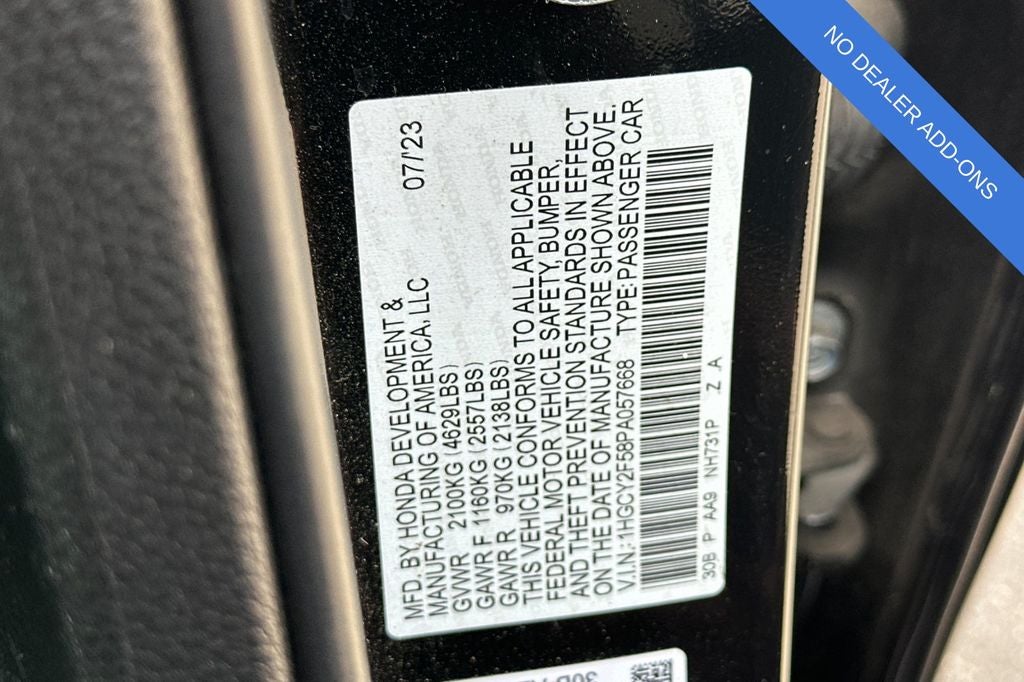 2023 Honda Accord Hybrid Sport