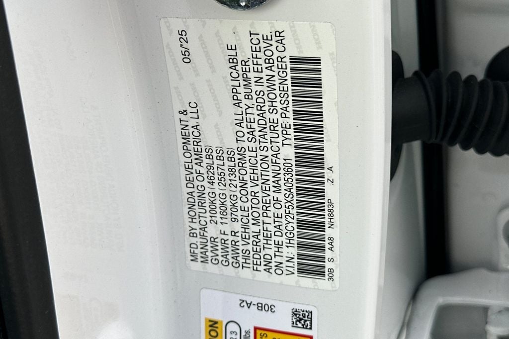 2025 Honda Accord Hybrid Sport