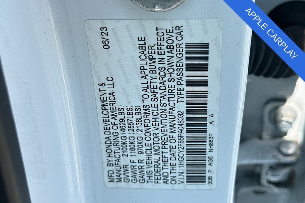 2023 Honda Accord Hybrid EX-L