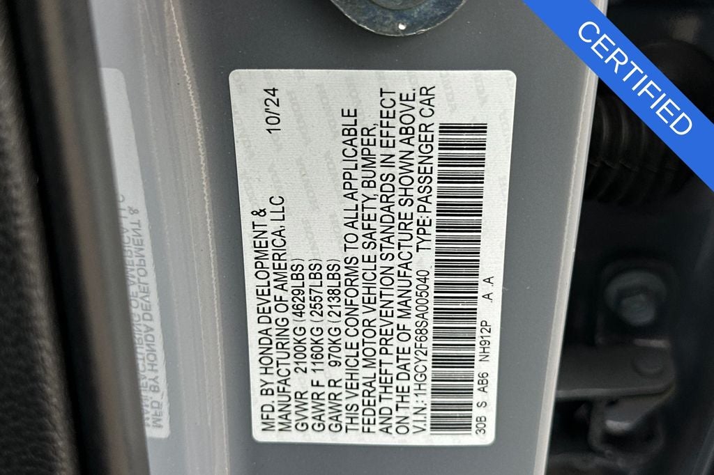 2025 Honda Accord Hybrid EX-L