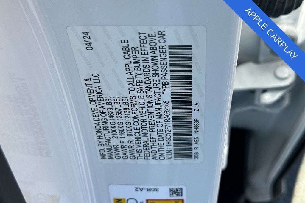 2024 Honda Accord Hybrid Sport-L