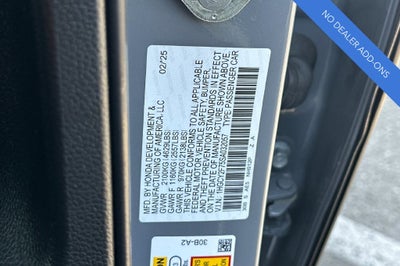 2025 Honda Accord Hybrid Sport-L