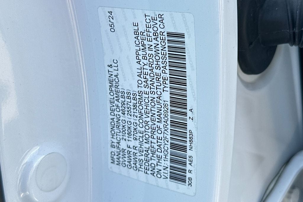 2024 Honda Accord Hybrid Sport-L