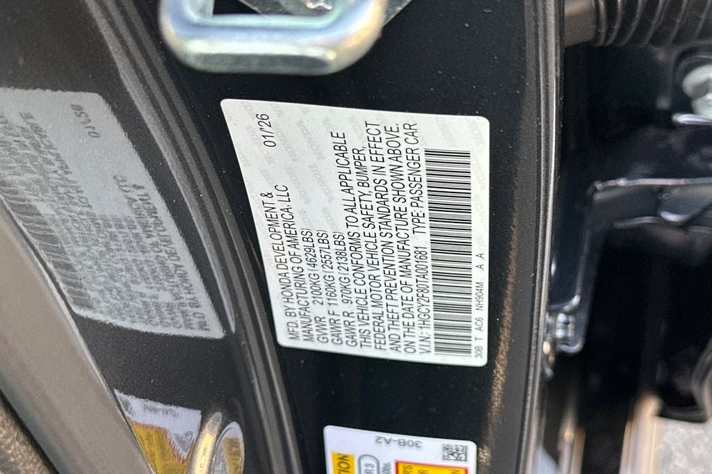 2026 Honda Accord Hybrid Touring