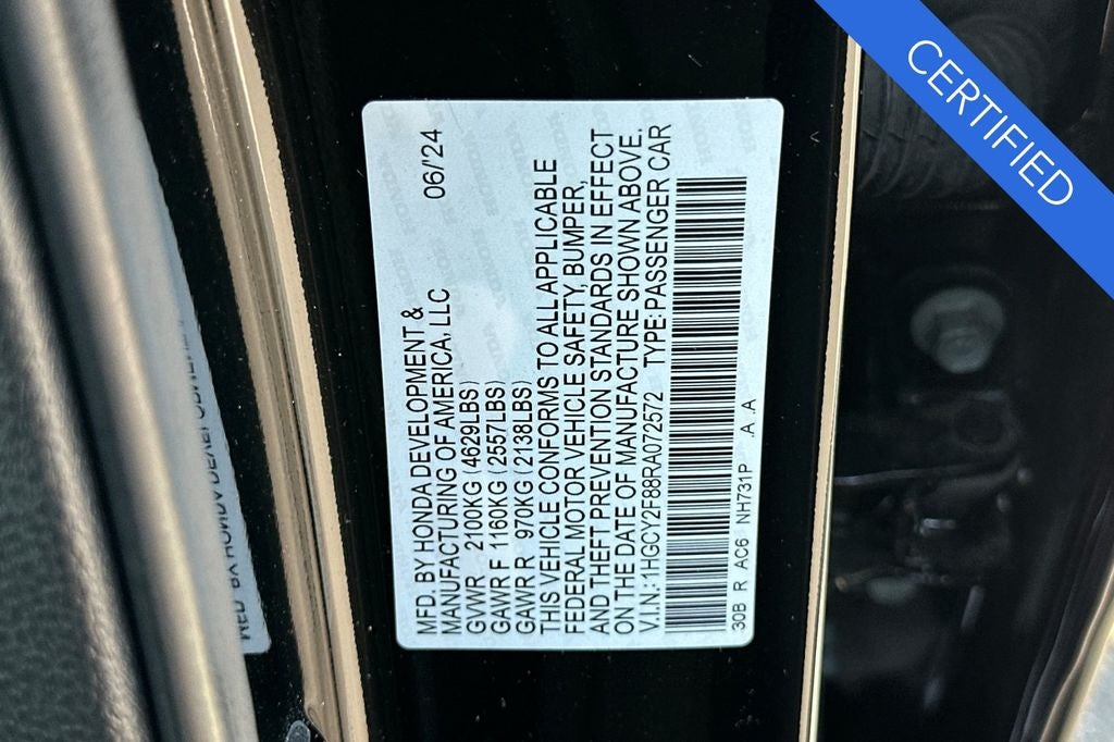 2024 Honda Accord Hybrid Touring