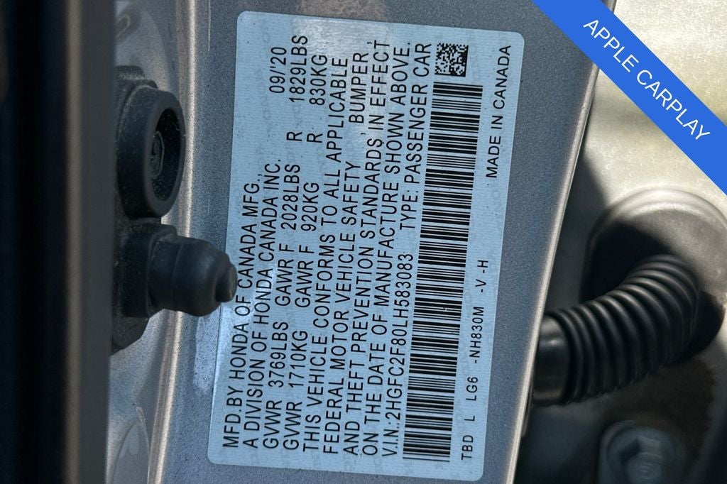 2020 Honda Civic Sport