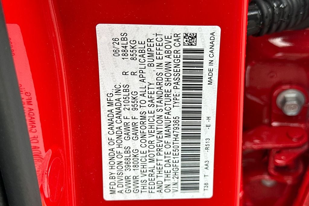 2026 Honda Civic Si Manual