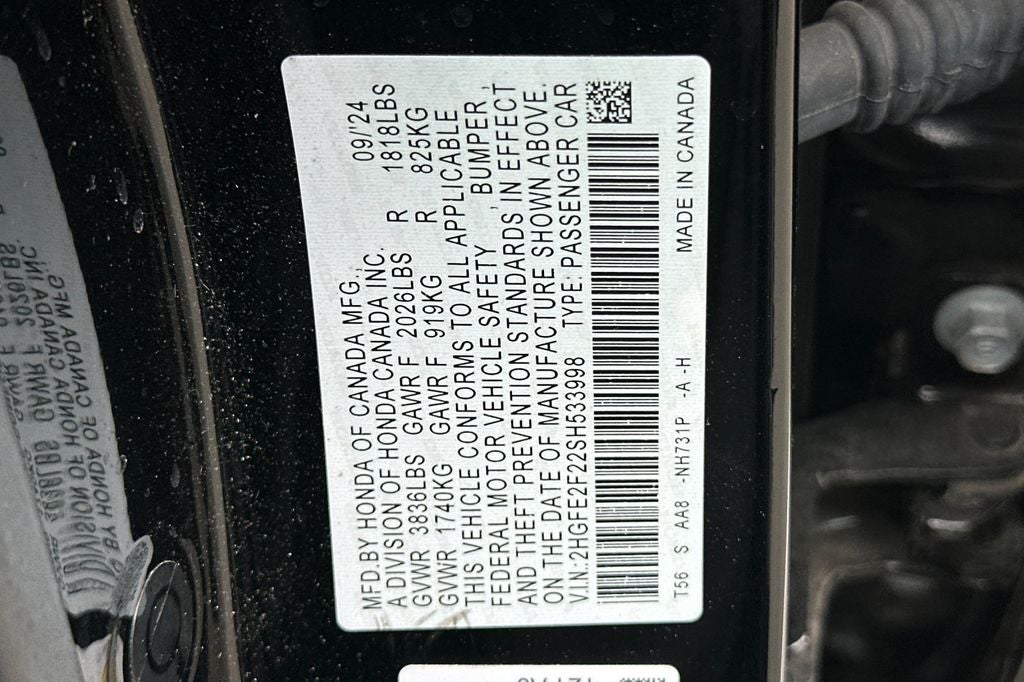 2025 Honda Civic LX