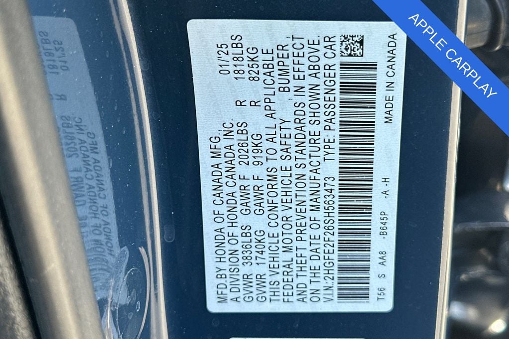2025 Honda Civic LX