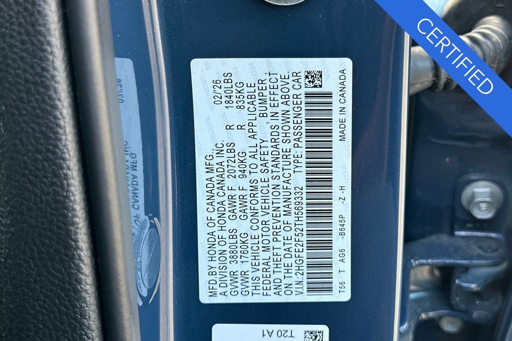 2026 Honda Civic Sport