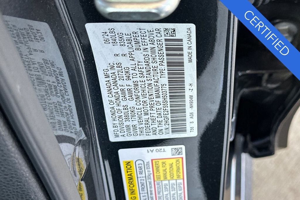 2025 Honda Civic Sport