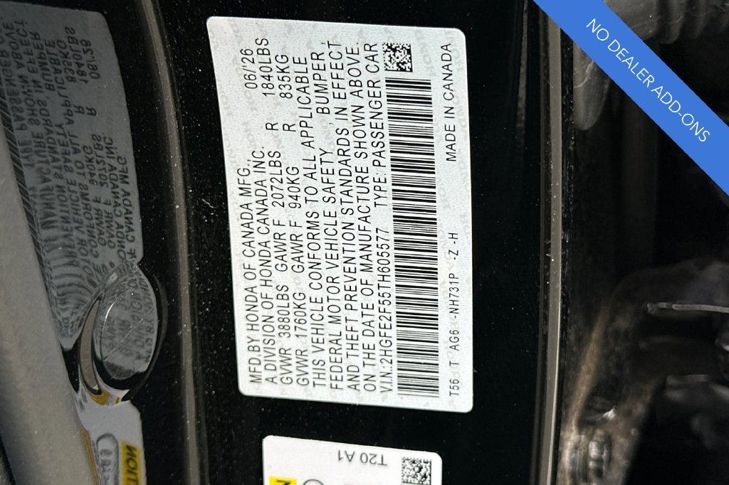 2026 Honda Civic Sport