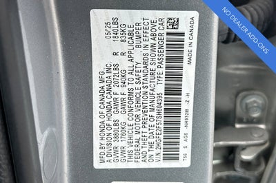 2025 Honda Civic Sport
