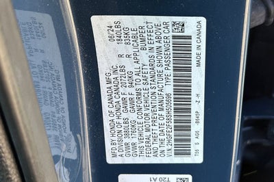 2025 Honda Civic Sport