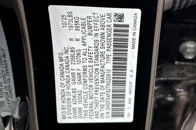 2026 Honda Civic Hybrid Sport Touring