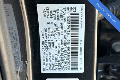 2025 Honda Civic Hybrid Sport