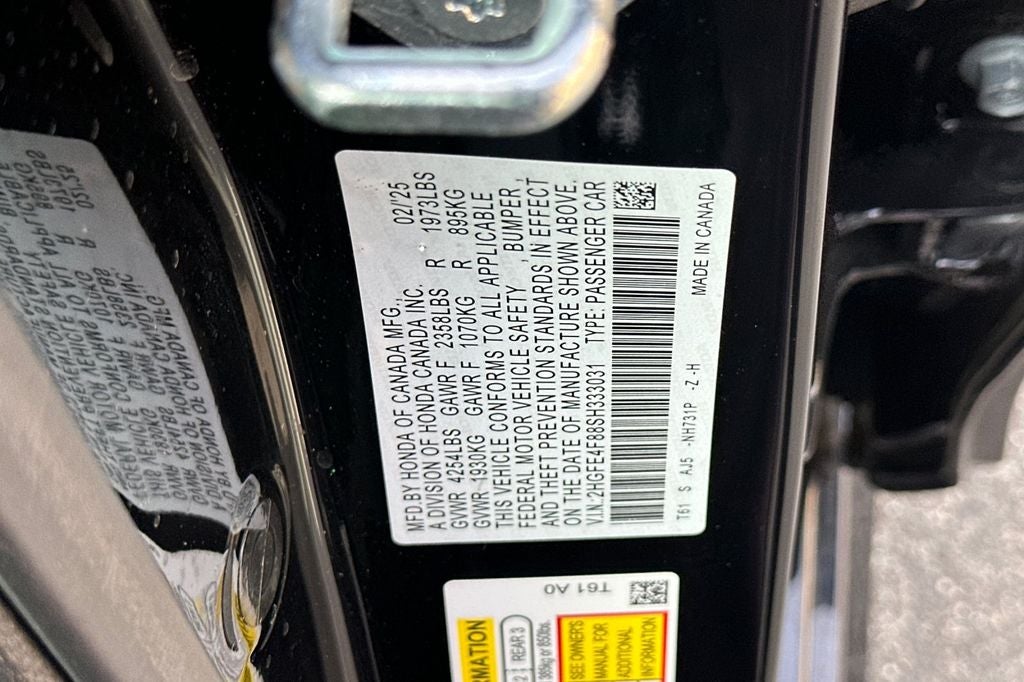 2025 Honda Civic Hybrid Sport