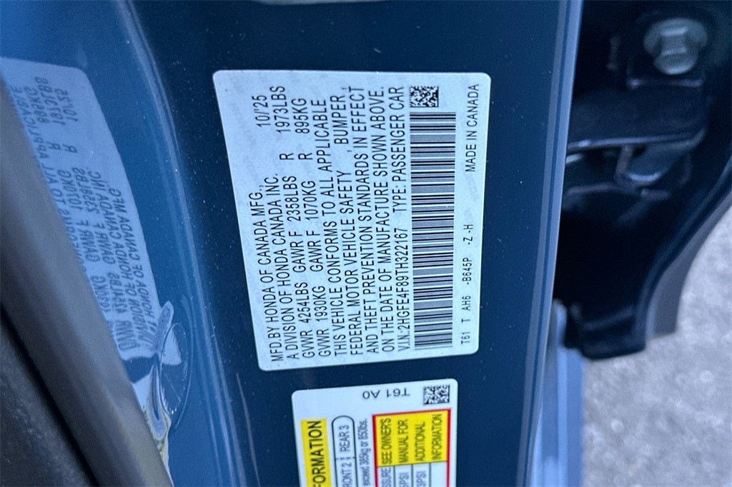 2026 Honda Civic Hybrid Sport