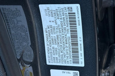 2025 Honda Civic Hybrid Sport