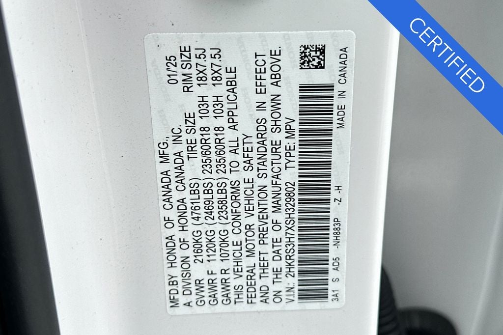 2025 Honda CR-V EX-L